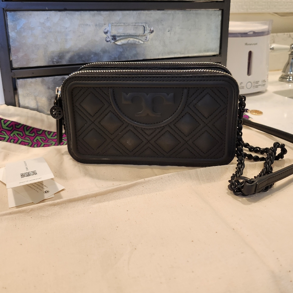 Tory burch fleming matte crossbody